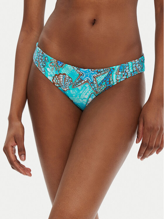 Seafolly Seafolly Dół od bikini La Mer 40473-214 Turkusowy
