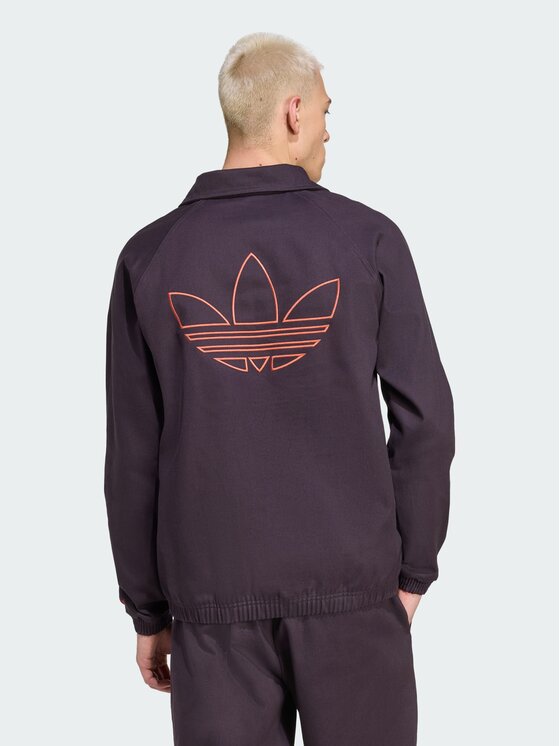 adidas adidas Bluza FC Bayern Terrace Icons Drill Fioletowy Loose Fit