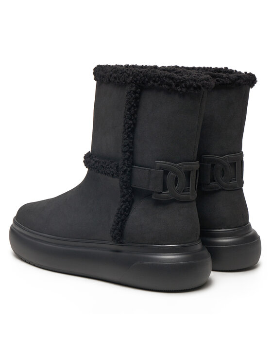 TWINSET TWINSET Śniegowce 242TGT190 Czarny