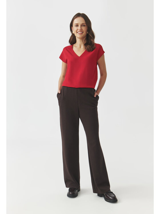 TATUUM TATUUM Blúzka ITO 1 Červená Slim Fit