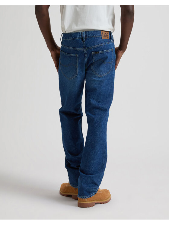 Lee Lee Jeansy HADEN Niebieski Loose Fit