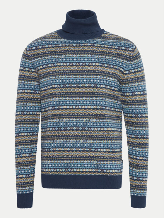 Blend Blend Rollkragenpullover 20717856 Blau Regular Fit