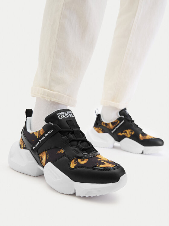Versace Jeans Couture Sneakers 80VA3SU7 ZSE19 G89 Negru