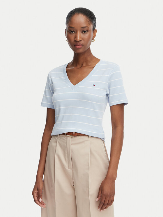 Tommy Hilfiger Tommy Hilfiger Marškinėliai Cody WW0WW40584 Mėlyna Regular Fit