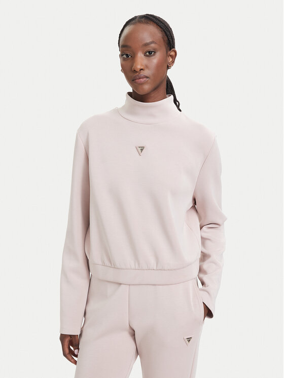 Guess Hanorac V4YQ05 KCAY2 Roz deschis Regular Fit