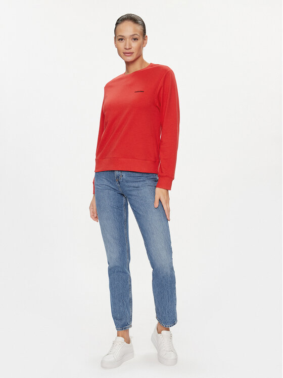 Calvin Klein Underwear Calvin Klein Underwear Суитшърт 000QS7043E Червен Regular Fit
