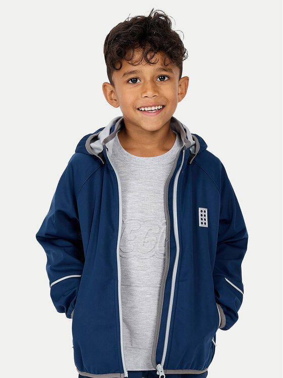 Gyerek Softshell kabát LEGO, Méret: 116, Sötétkék, Sefrit 11010390