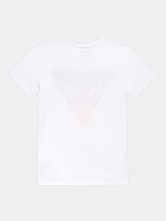 Guess Guess T-Shirt L3YI28K 8HM4 Biały Regular Fit