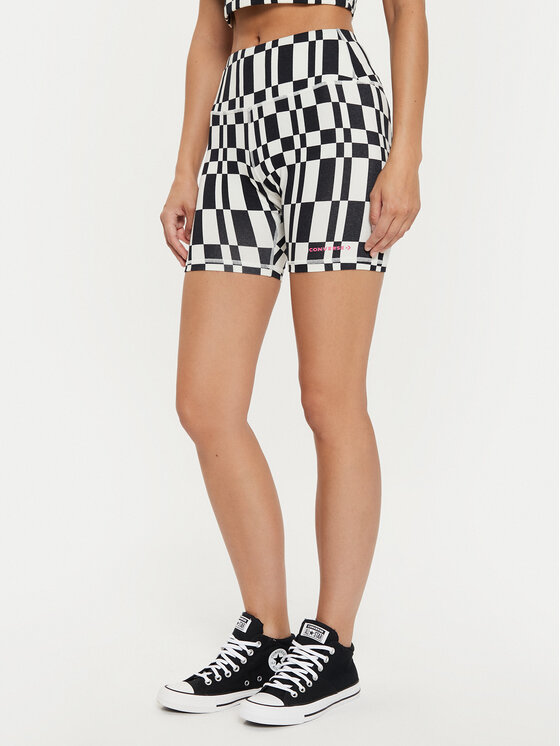 Converse Sportske kratke hla e W Aop Wordmark Bike Short 10026990 A01 arena Skinny Fit Modivo.hr