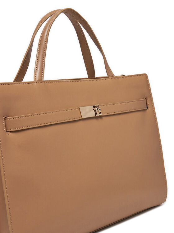 Tommy Hilfiger Tommy Hilfiger Ročna torba Th Heritage Workbag AW0AW16910 Rjava