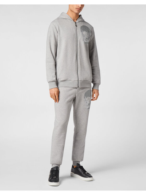 PHILIPP PLEIN PHILIPP PLEIN Mikina 15005 Sivá Regular Fit