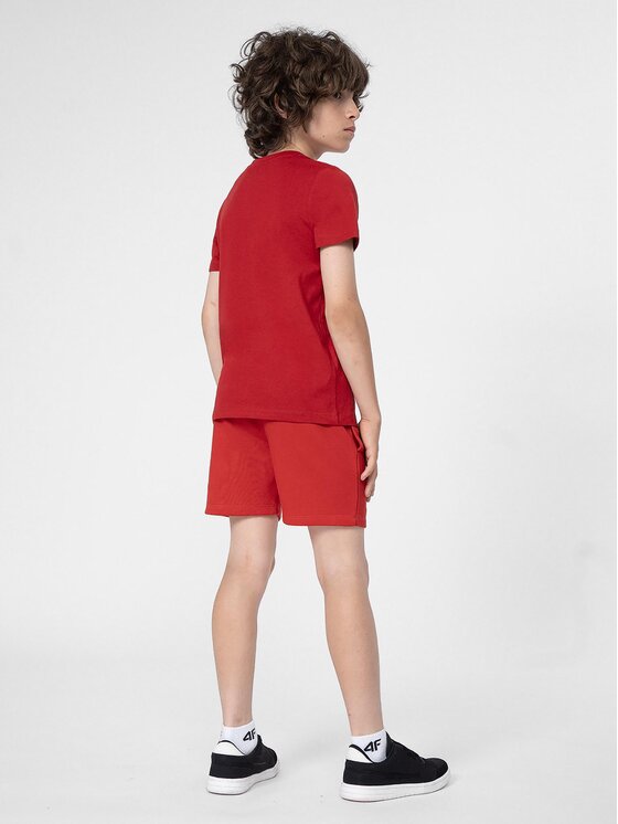 4F 4F Sportske kratke hlače 4FJSS23TSHOM048 Crvena Regular Fit