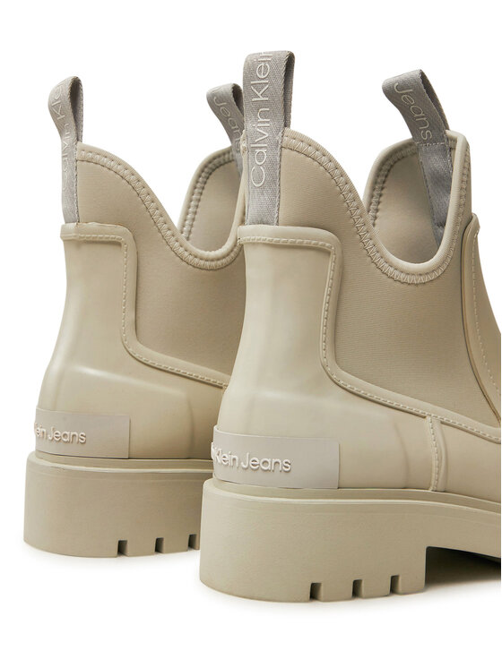 Calvin Klein Jeans Calvin Klein Jeans Gumijasti škornji Mid Rainboot Chelsea YW0YW01034 Siva
