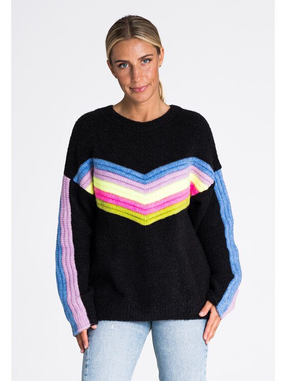 FIGL FIGL Sweter M983 Czarny Regular Fit