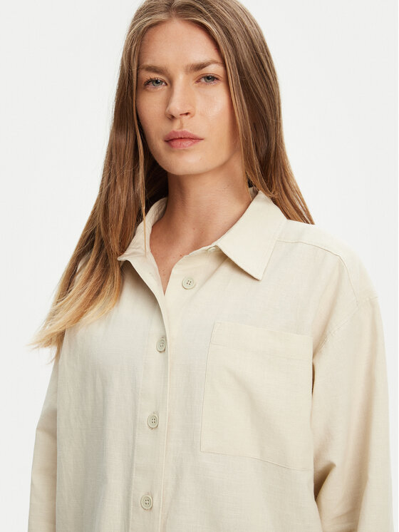 Mustang Mustang Πουκάμισο Willow 1016575 Μπεζ Relaxed Fit