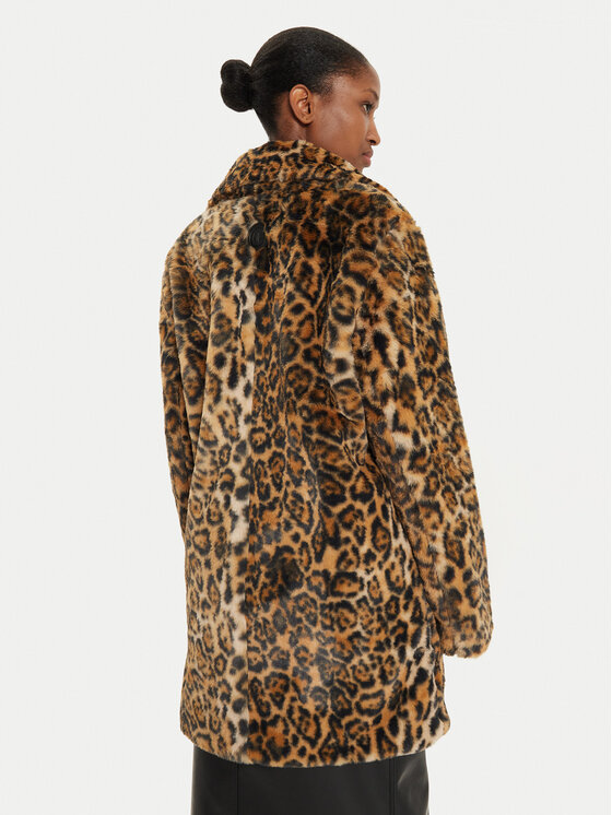 Just Cavalli Just Cavalli Krzno 77PAS429 Smeđa Loose Fit
