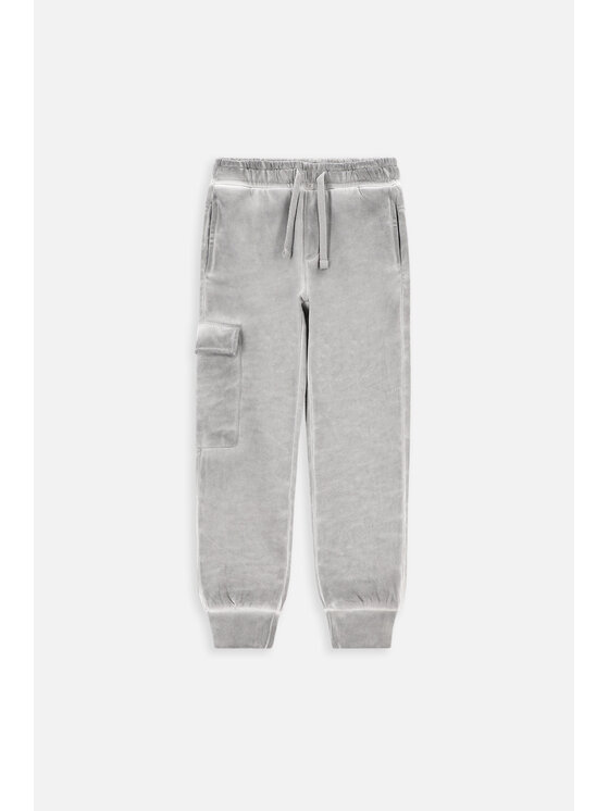 Coccodrillo Coccodrillo Spodnie dresowe WC4120105GBK-019 Szary Regular Fit
