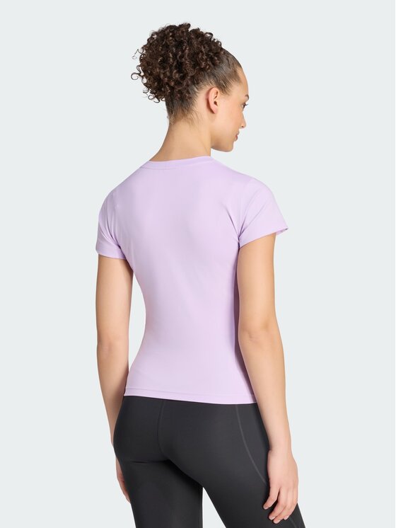 adidas adidas Koszulka techniczna 167807 Fioletowy Slim Fit