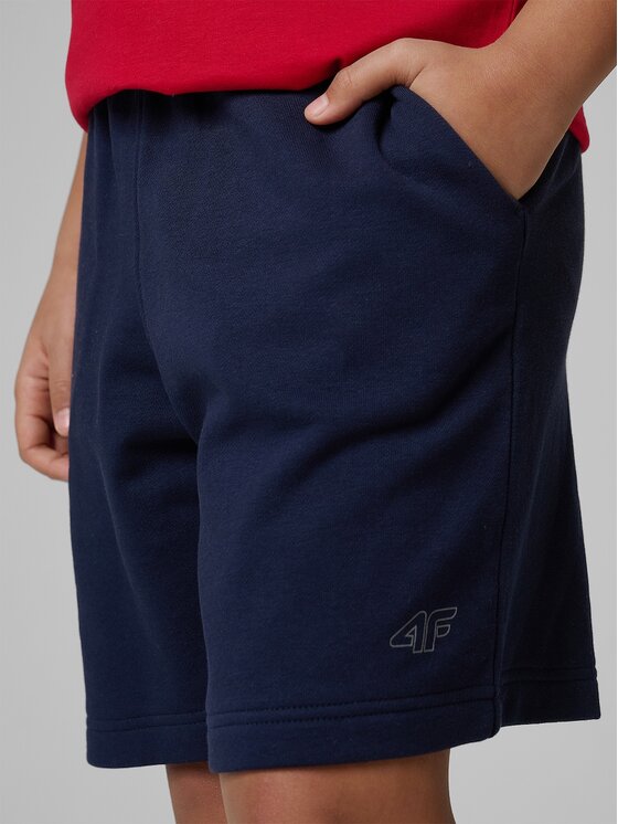 4F 4F Szorty sportowe BASIC+ Granatowy Regular Fit
