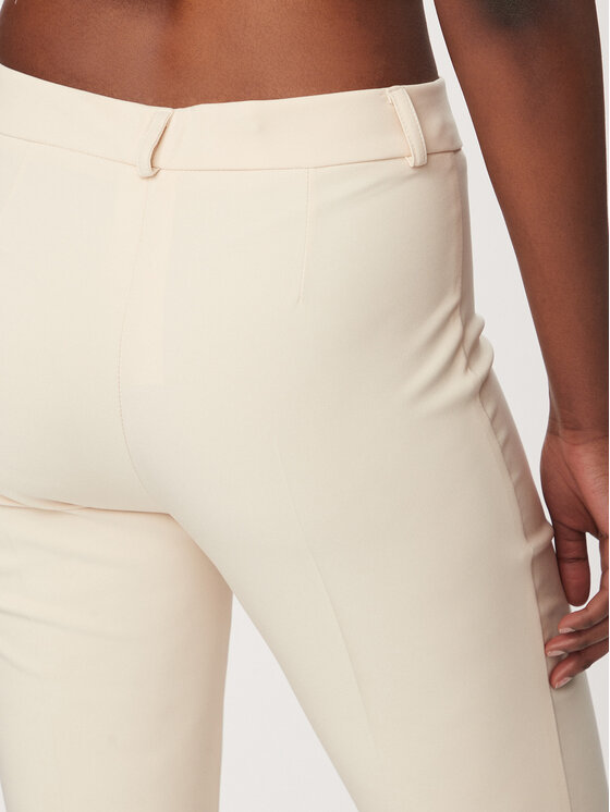 Rinascimento Rinascimento Pantaloni din material CFC0128650003 Bej Regular Fit