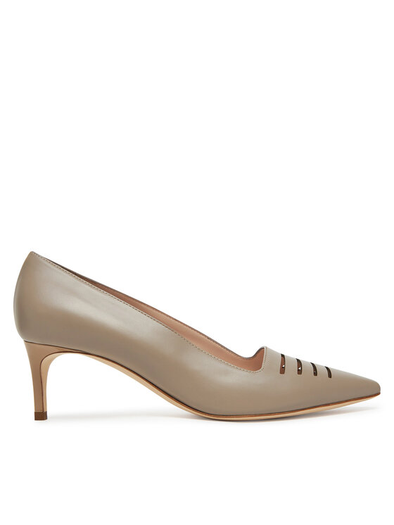 Pantofi cu toc subțire Pollini PA10145C0MPA210A Bej