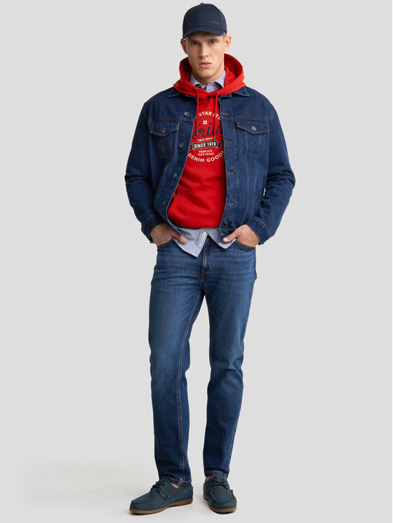 BIG STAR BIG STAR Koszula COSIS_402_140 Niebieski Basic Fit