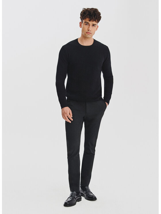 Pako Lorente Pako Lorente Sweter P25WF-2X-012 Czarny Classic Fit