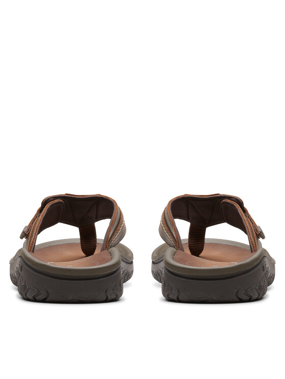 Clarks Clarks Žabky Wesley Sun 26176987 Hnědá