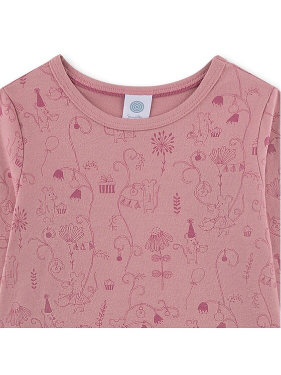 Sanetta Sanetta Piżama 30650 Różowy Comfort Fit