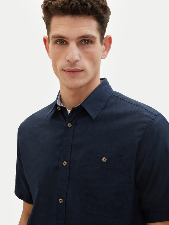 Tom Tailor Tom Tailor Πουκάμισο 1042351 Σκούρο μπλε Regular Fit