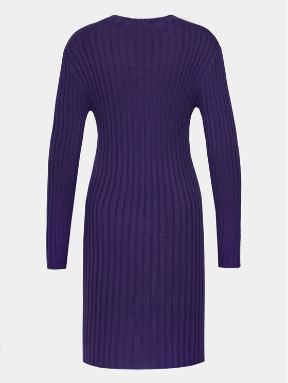 Brave Soul Brave Soul Strickkleid LKD-608LOLLIESA Violett Regular Fit