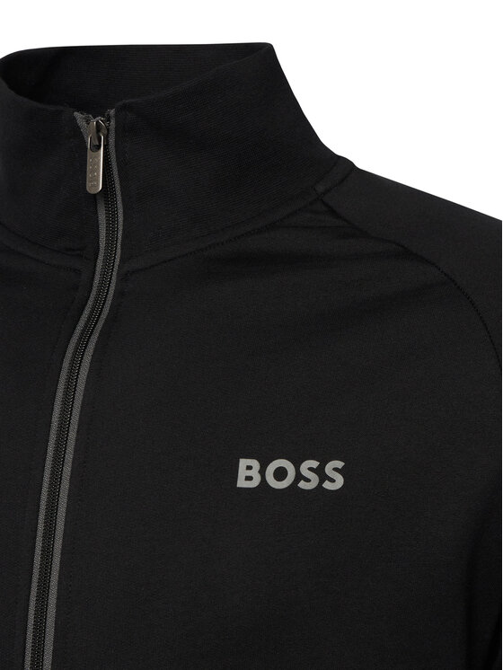 BOSS BOSS Džemperis ar kapuci Authentic 50545564 Melns Regular Fit