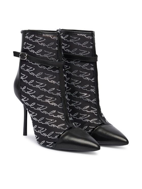KARL LAGERFELD KARL LAGERFELD Botine Sarabande KL30976 Negru