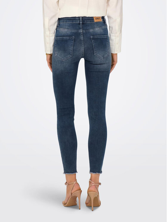 ONLY ONLY Jeans hlače 15216970 Modra Skinny Fit