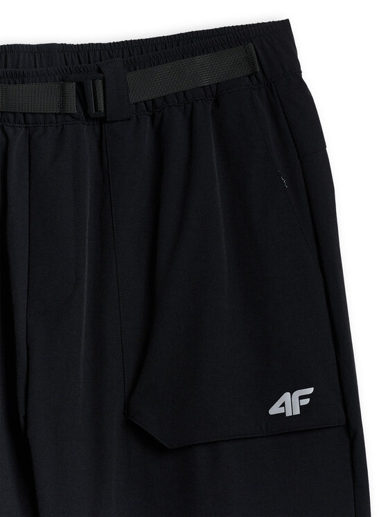 4F 4F Joggery WHEEL & WAVE Czarny Regular Fit