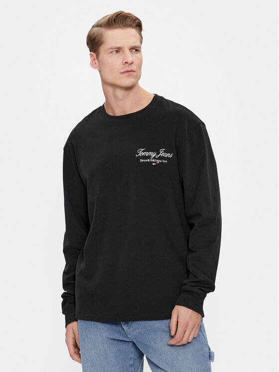 Tommy Jeans Tommy Jeans Felpa Luxe DM0DM18296 Nero Regular Fit