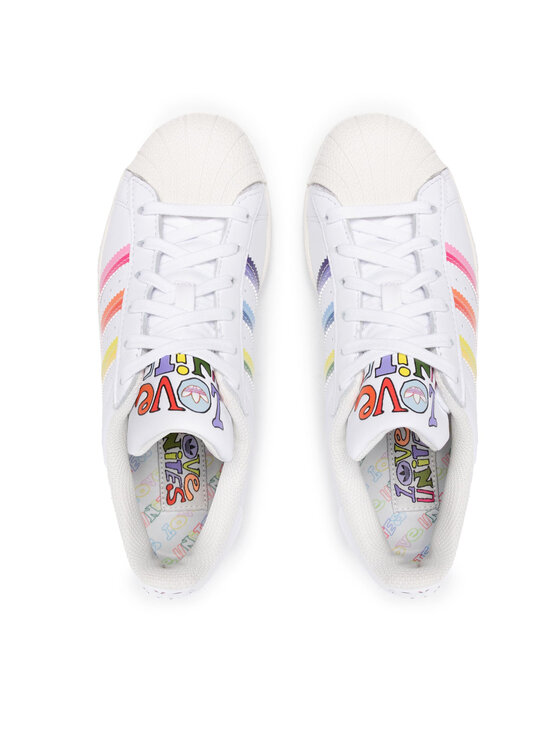 adidas adidas Laisvalaikio batai Superstar Pride GW2415 Balta