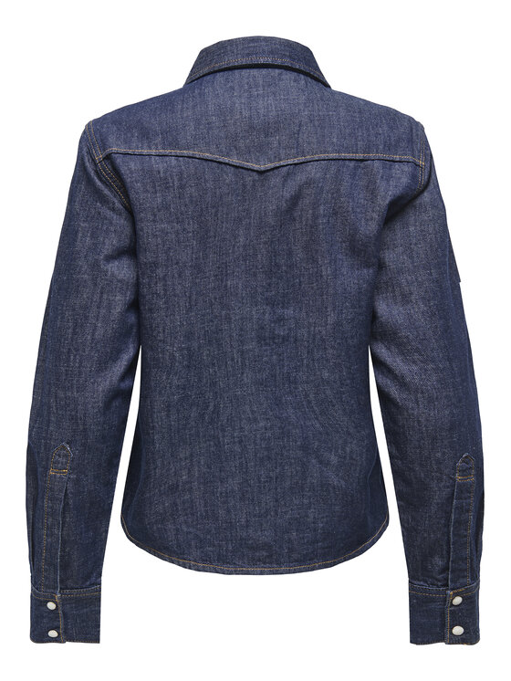 ONLY ONLY džinsiniai marškiniai Charlize 15364777 Mėlyna Regular Fit
