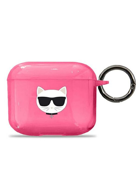 Etui na słuchawki KARL LAGERFELD, Różowe, AirPods 3