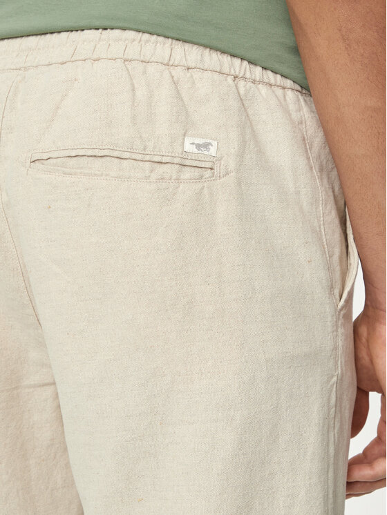 Mustang Mustang Stoffhose Milano 1015156 Beige Tapered Fit