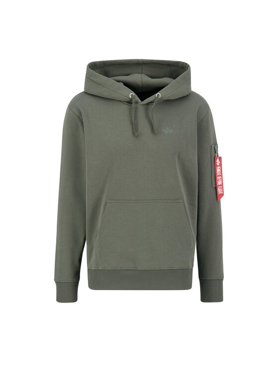 Alpha Industries Alpha Industries Bluza Air Force Hoodie Zielony Regular Fit