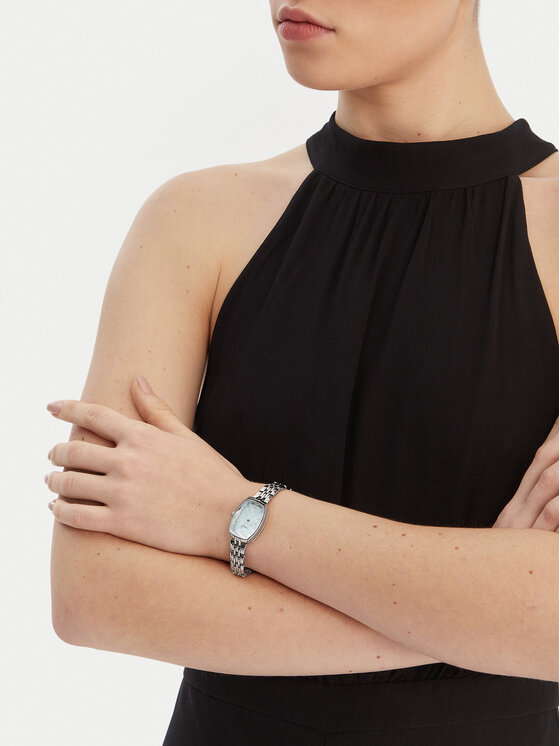 Timex Timex Часовник Charlotte TW2Y22500 Сребрист