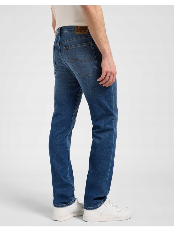 Lee Lee Jeansy Daren Zip Fly Niebieski Regular Fit