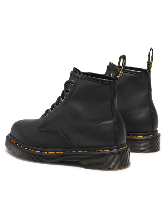 Dr martens - delphine - anfibi cheap piatti stringati in pelle nera