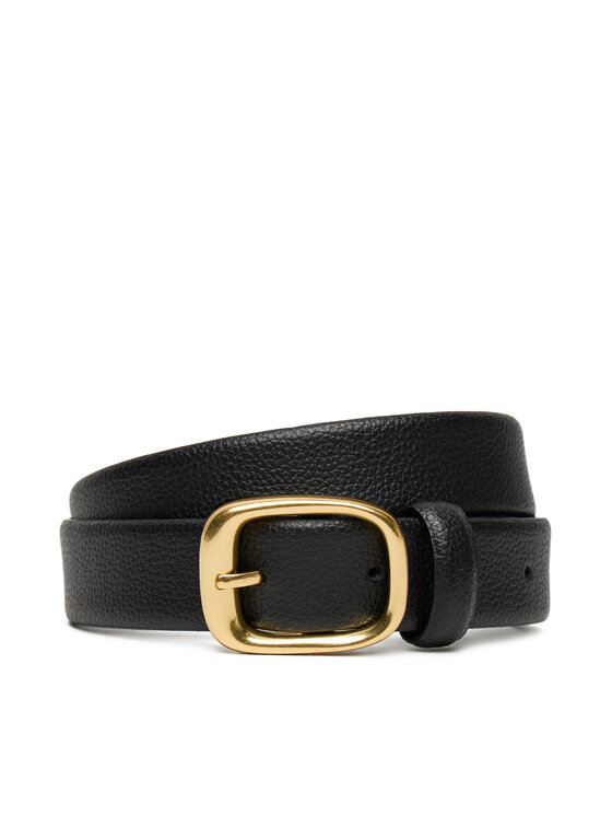 Calvin Klein Calvin Klein Ženski remen Chuncky Bukle Caviar LV04F7023G Crna