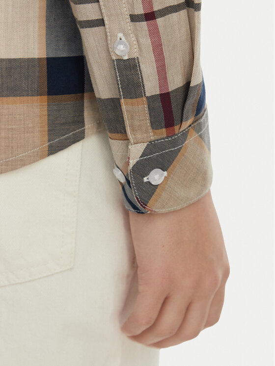 Barbour Barbour Košile Bredon LSH1353BR37 Béžová Regular Fit