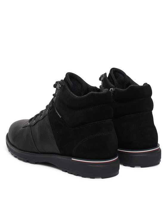 Tommy Hilfiger Tommy Hilfiger Saapad Corporate Outdoor Warm Lth Boot FM0FM05991 Must