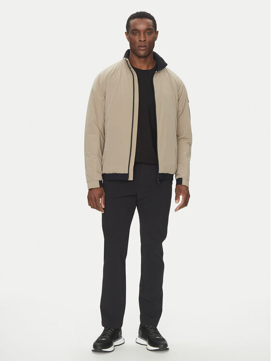 BOSS BOSS Prehodna jakna J_Gobi 50535405 Bež Regular Fit