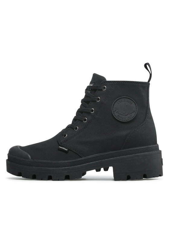 Palladium Palladium Bakancs Pallabase Twill 96907-008-M Fekete