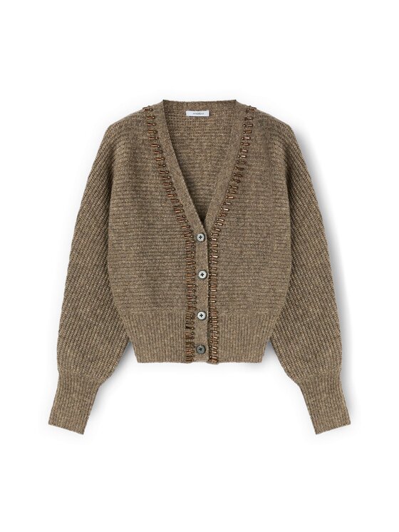 Motivi Motivi Cardigan M000W003667N013 Marrone Regular Fit